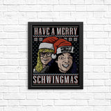 Merry Schwingmas - Posters & Prints