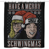 Merry Schwingmas - Shower Curtain