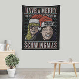 Merry Schwingmas - Wall Tapestry