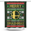 Merry Smashmas - Shower Curtain