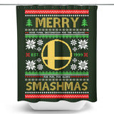 Merry Smashmas - Shower Curtain