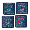 Merry Stitchmas - Coasters