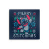 Merry Stitchmas - Metal Print