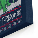 Merry T-Rexmas - Canvas Print