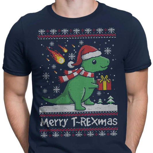 Merry T-Rexmas - Men's Apparel