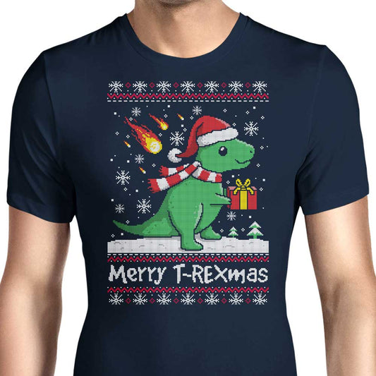 Merry T-Rexmas - Men's Apparel