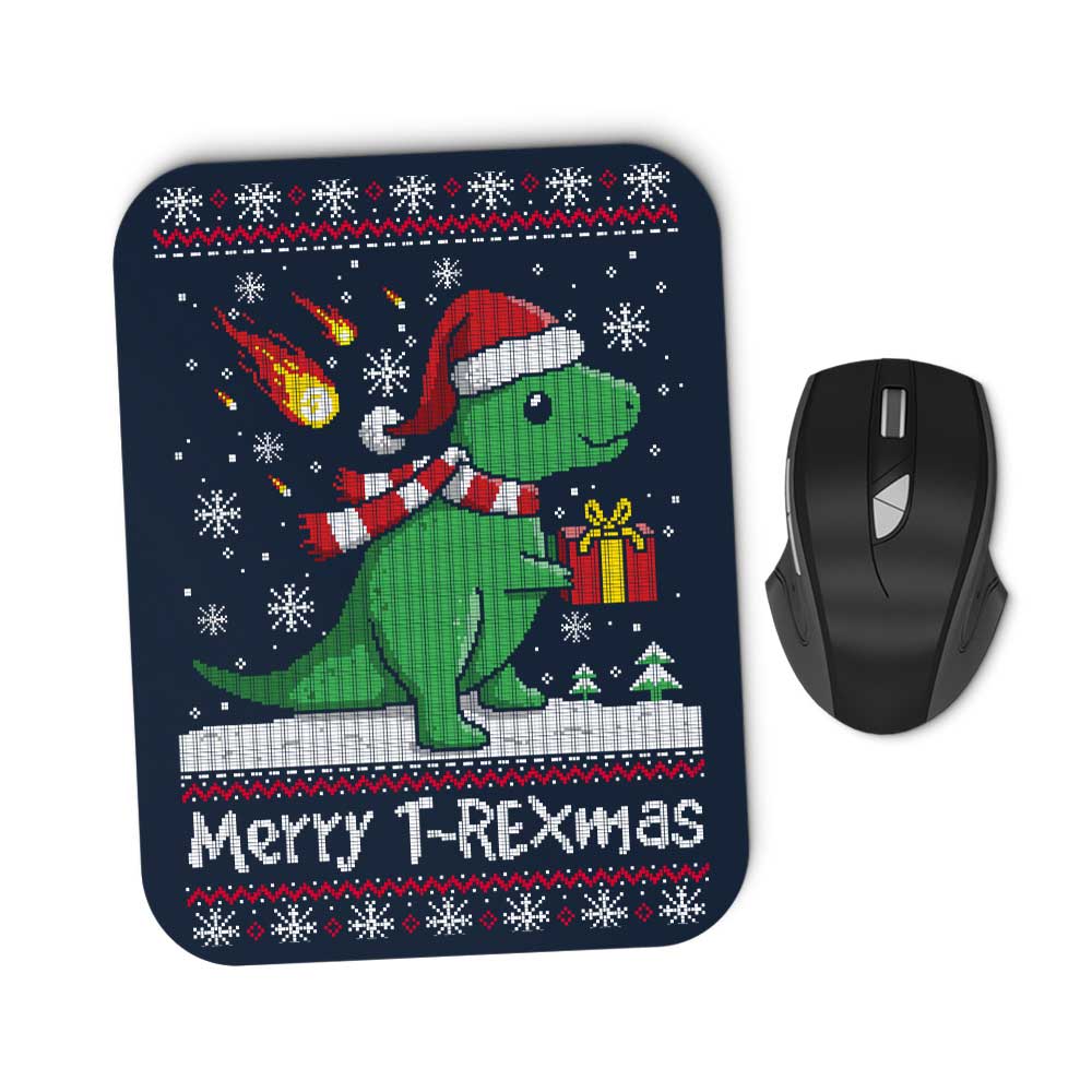 Merry T-Rexmas - Mousepad
