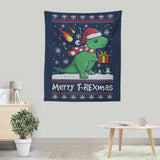 Merry T-Rexmas - Wall Tapestry