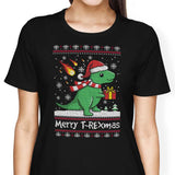 Merry T-Rexmas - Women's Apparel
