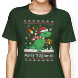 Merry T-Rexmas - Women's Apparel