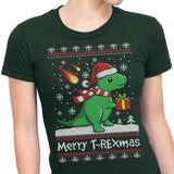 Merry T-Rexmas - Women's Apparel