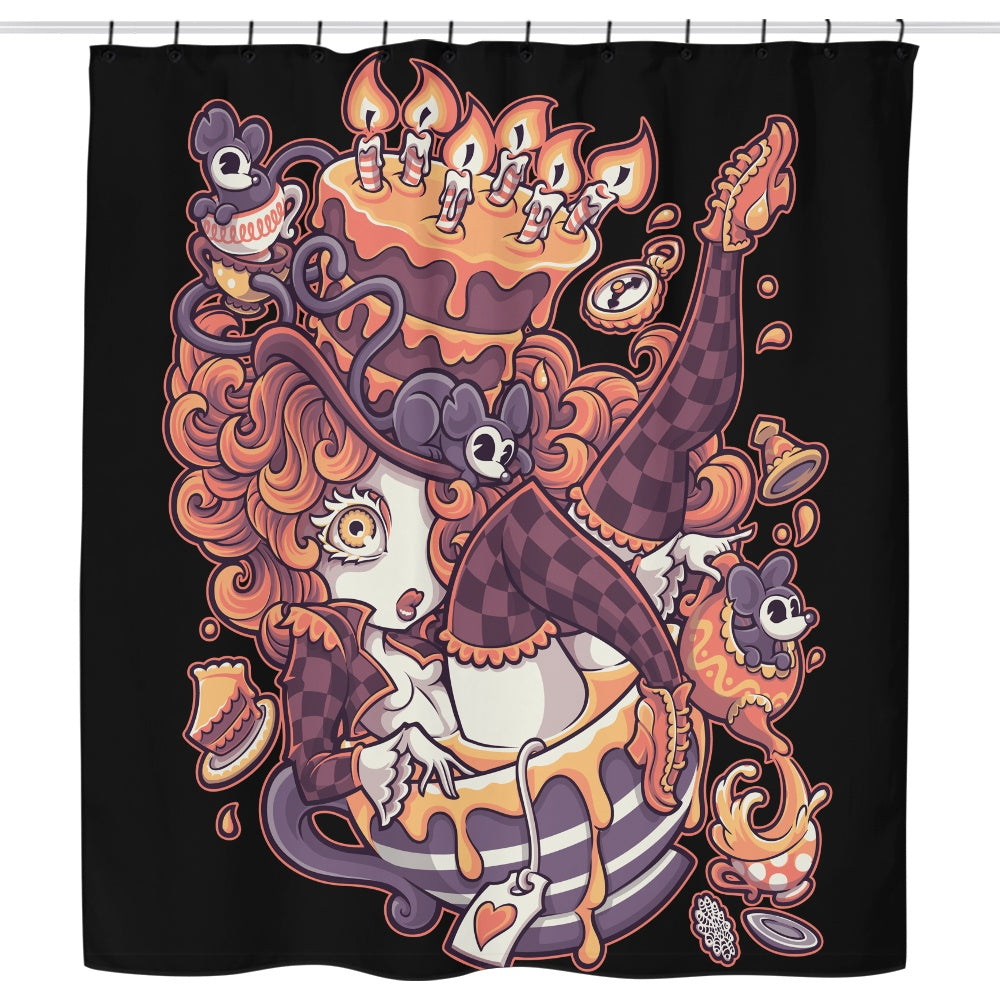 Merry Unbirthday - Shower Curtain