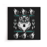Merry Wolfmas - Canvas Print