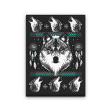 Merry Wolfmas - Canvas Print