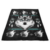Merry Wolfmas - Fleece Blanket