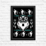 Merry Wolfmas - Posters & Prints