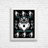 Merry Wolfmas - Posters & Prints