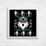 Merry Wolfmas - Posters & Prints