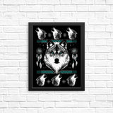 Merry Wolfmas - Posters & Prints