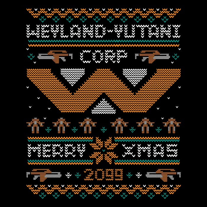 Merry Xenomas - Throw Pillow