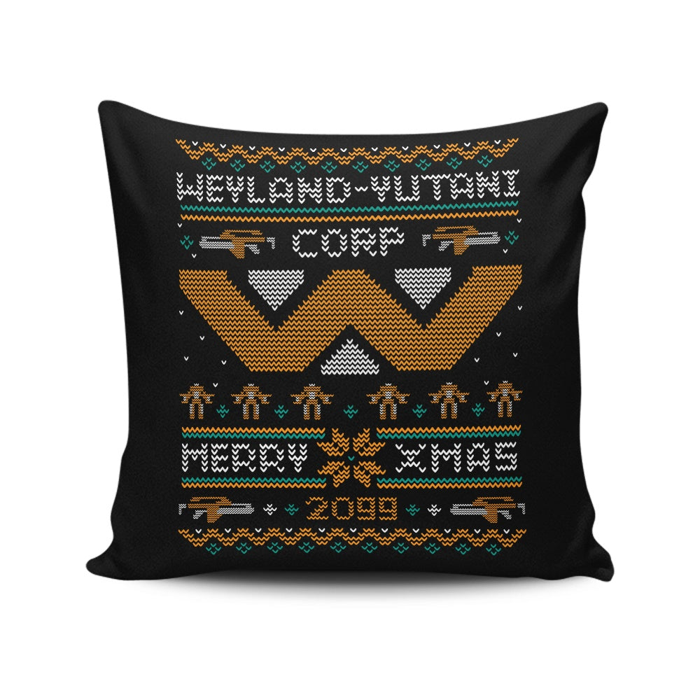 Merry Xenomas - Throw Pillow