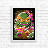Michelangelo Glitch - Posters & Prints
