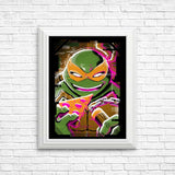 Michelangelo Glitch - Posters & Prints