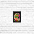 Michelangelo Glitch - Posters & Prints