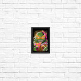 Michelangelo Glitch - Posters & Prints
