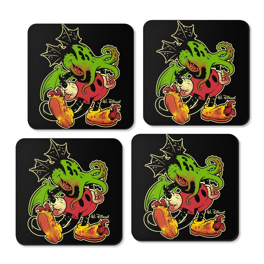 Mickthulhu Mouse - Coasters
