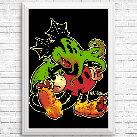 Mickthulhu Mouse - Posters & Prints