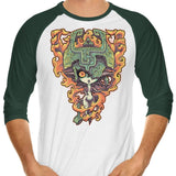 Midnight - 3/4 Sleeve Raglan T-Shirt