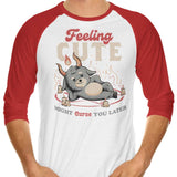 Might Curse You Later - 3/4 Sleeve Raglan T-Shirt