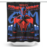 Miguel's Fitness Verse - Shower Curtain