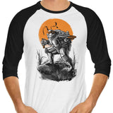 Mikey Under the Sun - 3/4 Sleeve Raglan T-Shirt