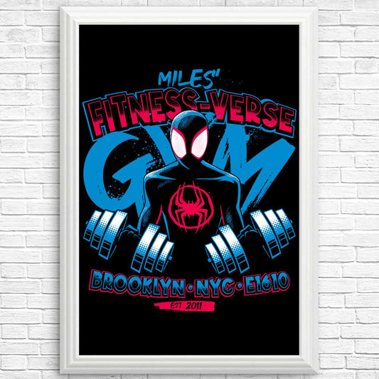 Miles' Fitness Verse - Posters & Prints