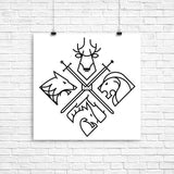 Minimal Thrones (Alt) - Poster