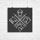 Minimal Thrones - Poster