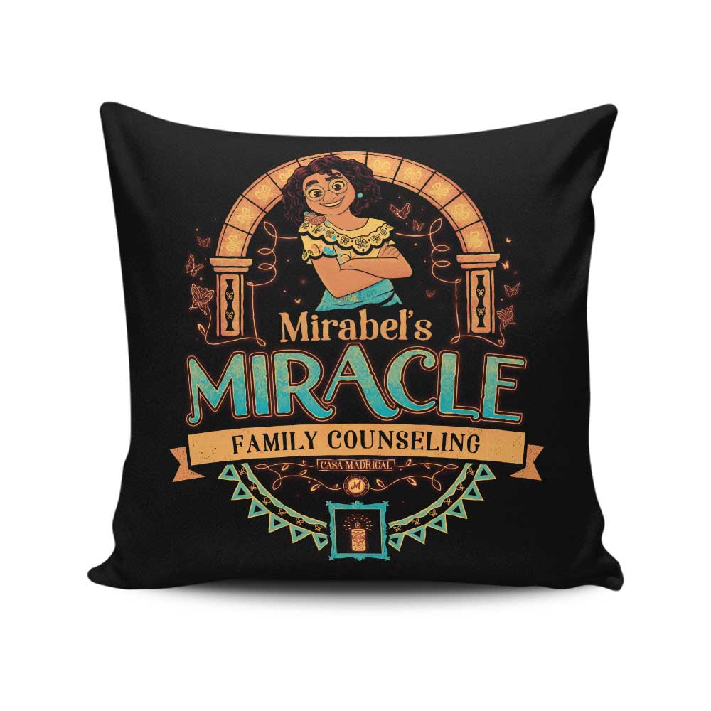 Miracle Family Counseling - Throw Pillow