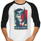 Mischief - 3/4 Sleeve Raglan T-Shirt