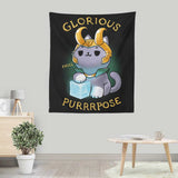 Mischief Cat - Wall Tapestry