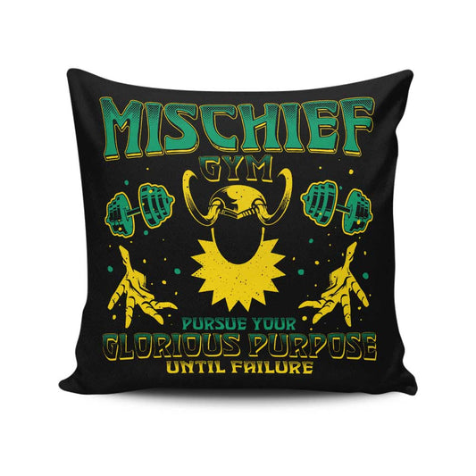 Mischief Gym - Throw Pillow