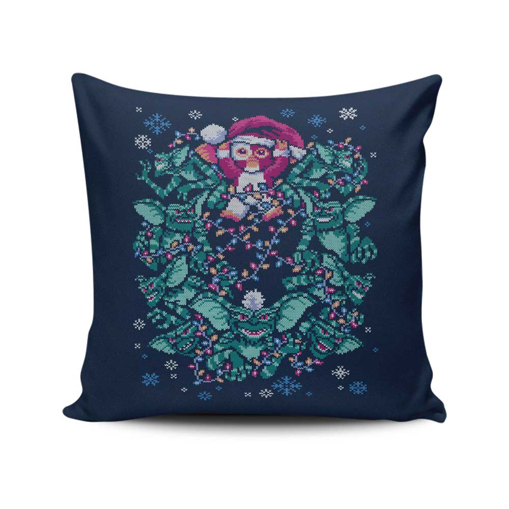 Mischievous Sweater - Throw Pillow