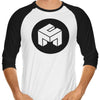 MissClick Logo (Alt) - 3/4 Sleeve Raglan T-Shirt