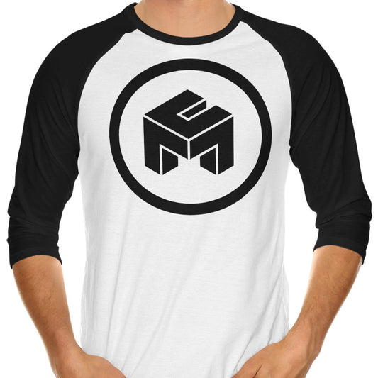 MissClick Logo - 3/4 Sleeve Raglan T-Shirt