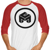 MissClick Logo - 3/4 Sleeve Raglan T-Shirt