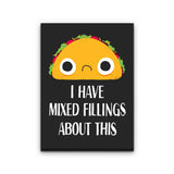 Mixed Fillings - Canvas Print