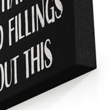 Mixed Fillings - Canvas Print