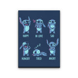 Monster Emotions - Canvas Print