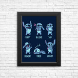 Monster Emotions - Posters & Prints